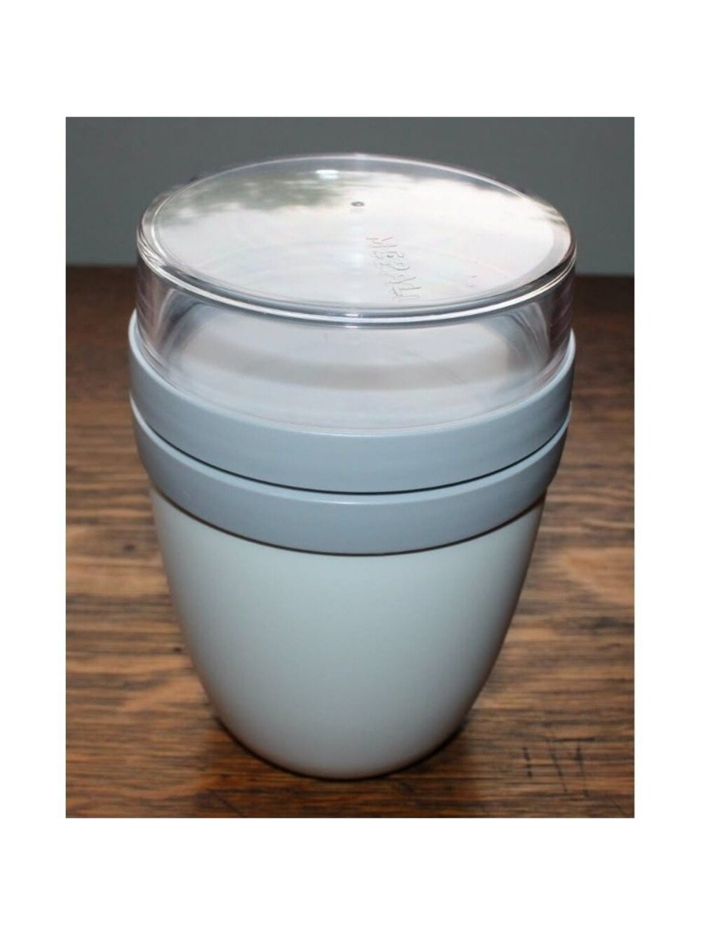 Mepal Lunchpot Ellipse 500ml Practical Yoghurt Cup & Muesli Cup Compartments